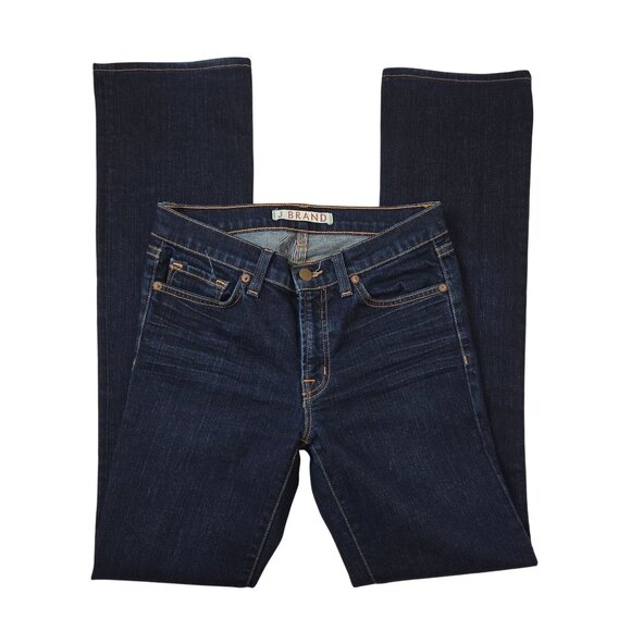 J Brand Straight Leg Dark Wash Jeans in Ink Size 27 - Picture 1 of 8